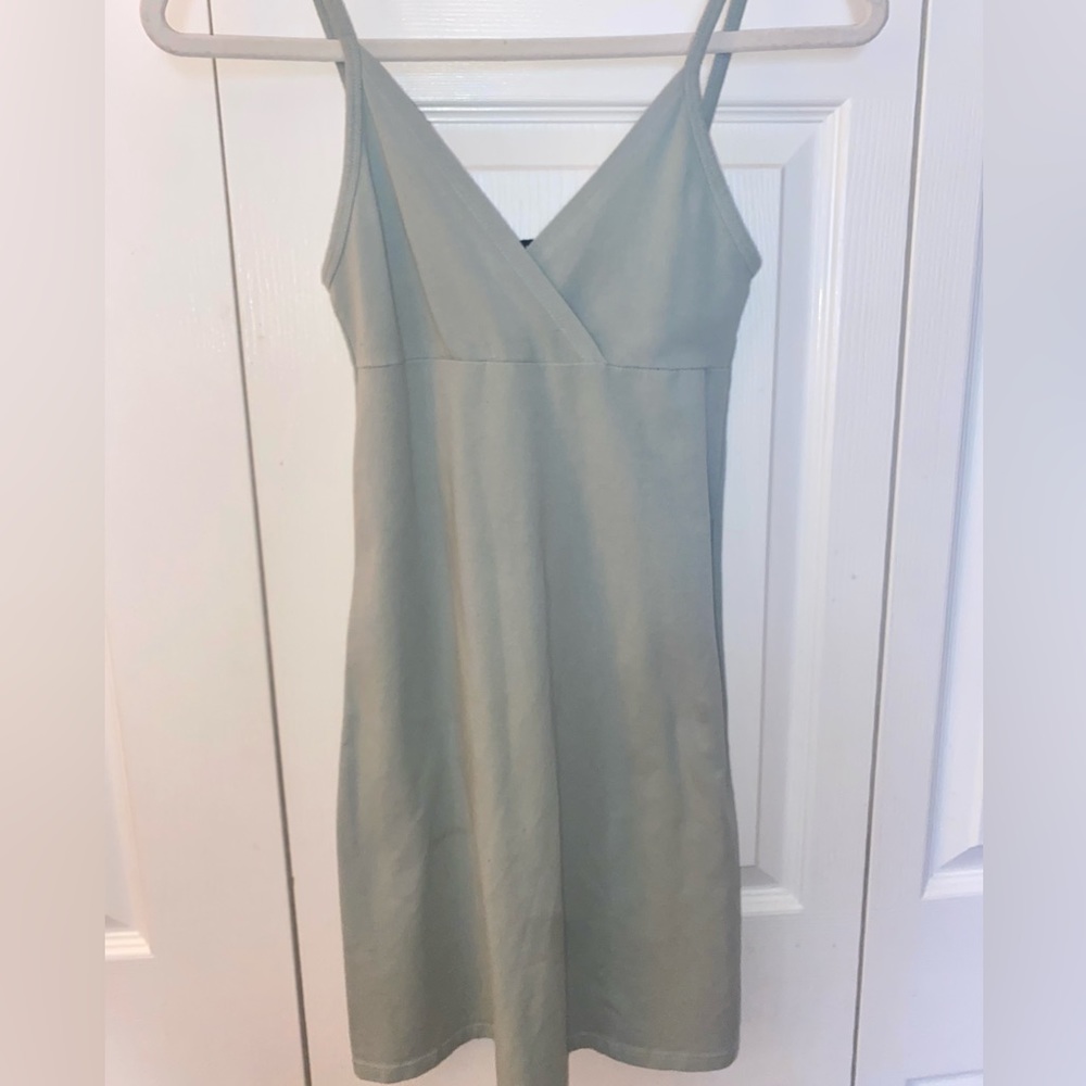 Brandy Melville Green Amara Mini Dress